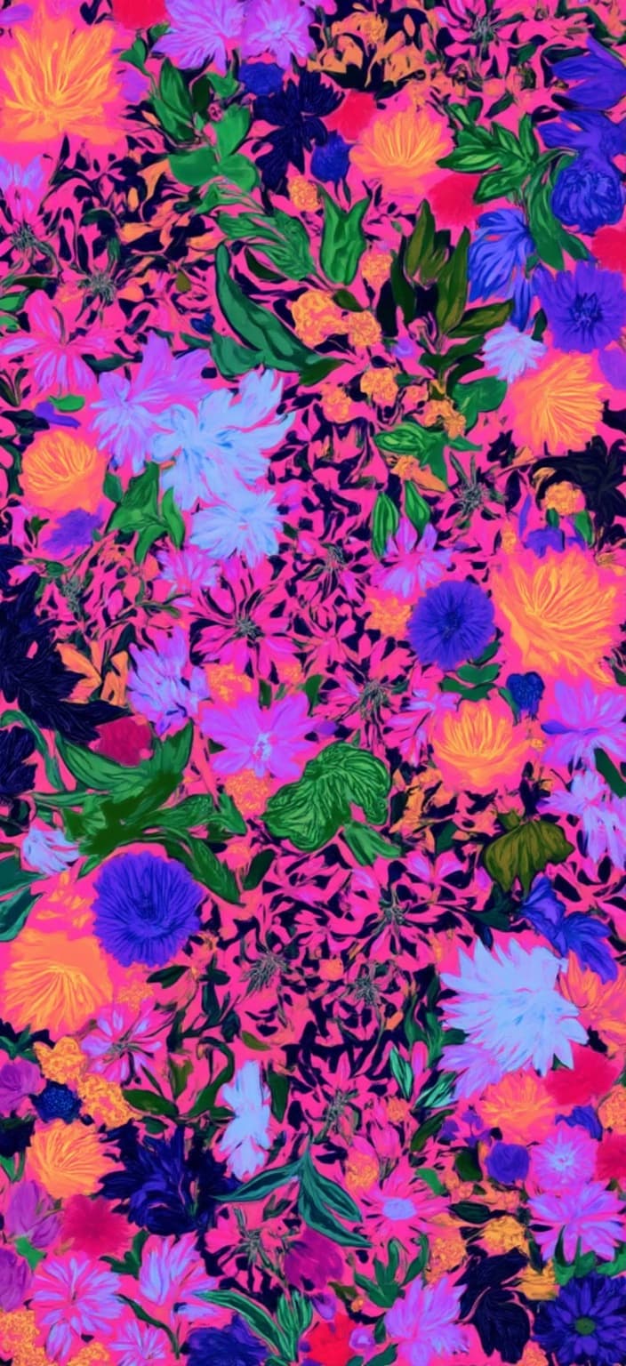 colorful_illustration, Title: "Vaporwave Symphony"
Description:
Immerse yourself in a mesmerizing "Vaporwave Symphony," a digital wallpaper meticulously crafted to fit a 3440x1440 monitor, ensuring every detail is crisp and vibrant. This artwork transports you into a dreamy, neon-tinted world, drawing profound inspiration from the illustrious vaporwave aesthetic, infused with a vibrant and colorful illustration style that evokes a playful, dynamic, and hand-drawn feel.
At the heart of this composition, you'll find a harmonious blend of retro-futuristic elements and intricate organic motifs. The canvas dances with a lavish array of colors—pinks, purples, and turquoise—layered luxuriously to create a sense of depth and movement. Scattered throughout are swirling patterns, bold organic shapes, and delicate details reminiscent of Scandinavian folk art and mid-century botanical prints, offering nods to a nostalgic yet futuristic era.
The background is a tapestry of organic shapes, where scattered decorative elements such as dots and swirls play joyfully across the design. Various leaves and floral elements are arranged harmoniously, their radial patterns forming a natural, free-flowing quality that is both soothing and invigorating. These elements create a whimsical landscape that balances the lavish style with an intricate composition, blending bold shapes and abstract motifs seamlessly.
Every corner of this digital wallpaper is a visual delight, inviting you to explore the ornate radial floral patterns and the luxurious layering of colors and patterns. This carefully centered artwork ensures it is not only a perfect fit for your monitor but also a statement piece that transforms any space with its captivating and dynamic energy.
Ideal for those who appreciate the seamless fusion of classic and modern aesthetics, "Vaporwave Symphony" promises a striking and elegant addition to your digital environment, making every glance at your screen an invitation to a world where nostalgia meets the avant-garde.