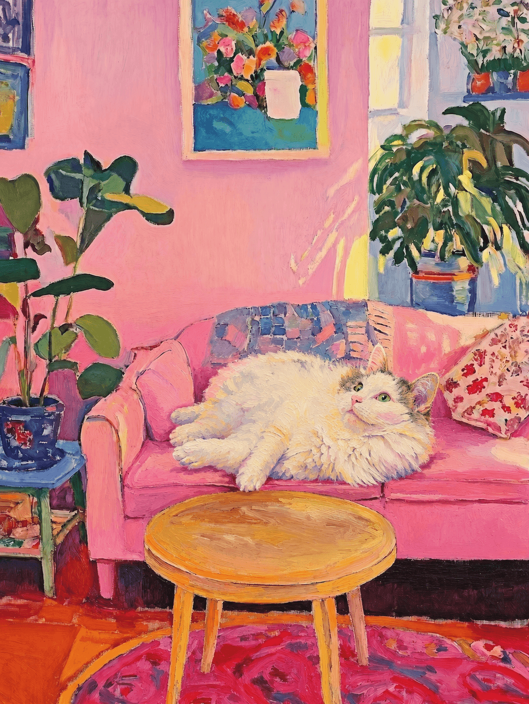 Pink Sofa
