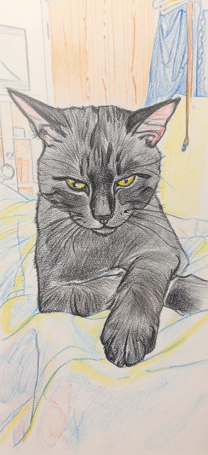 Transform image to sketch art style