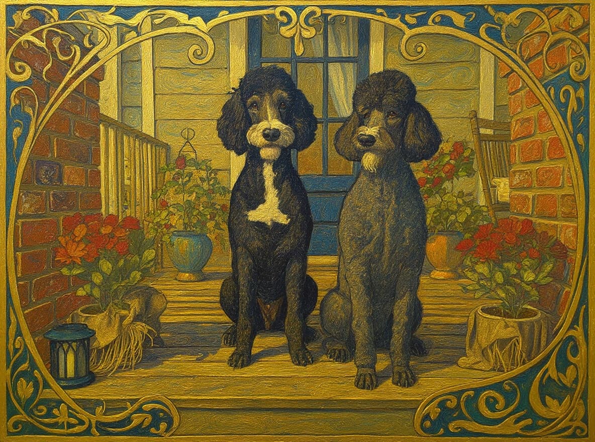 Transform image to art-nouveau art style
