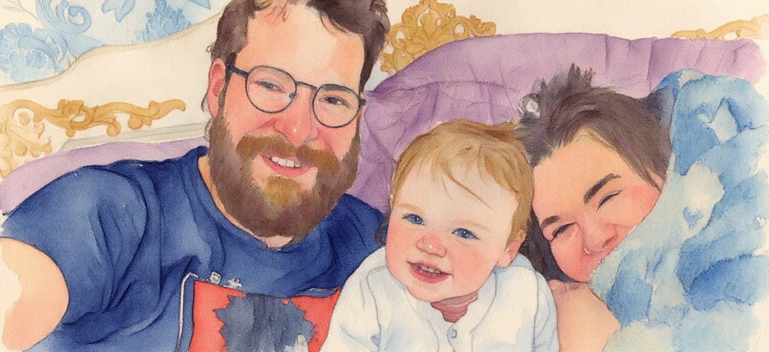 Transform image to watercolor art style