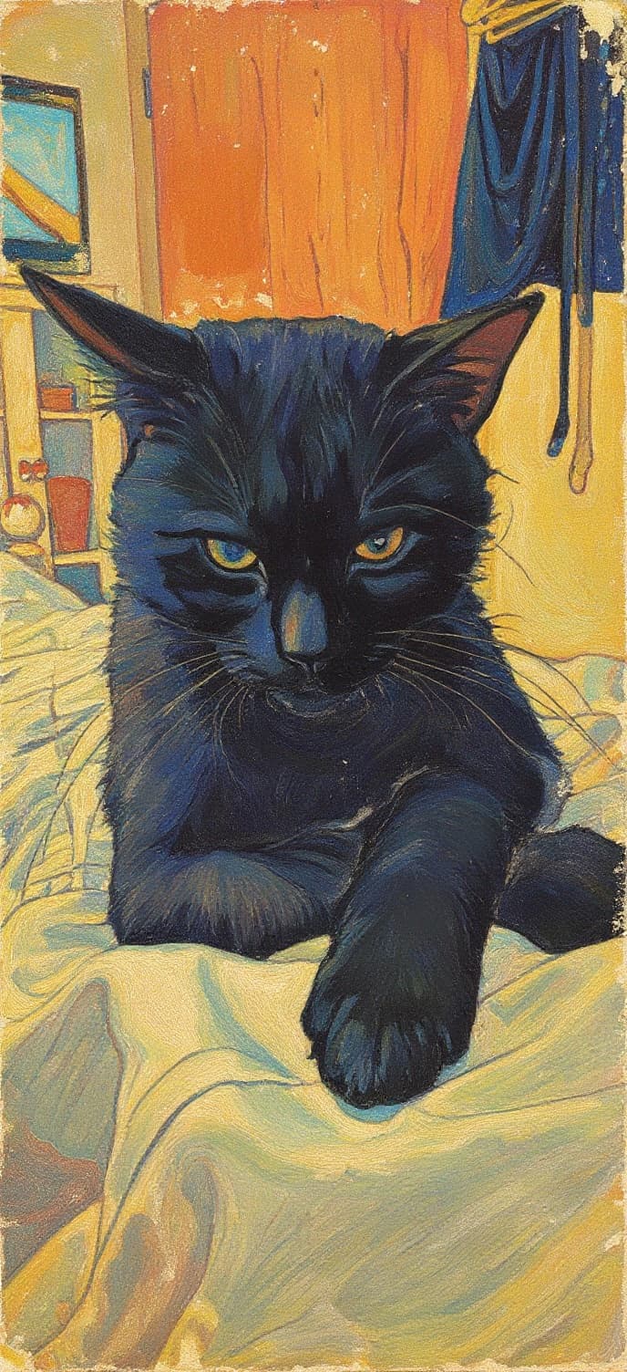 Transform image to vintage art style