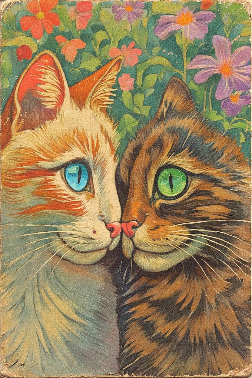 Transform image to vintage art style