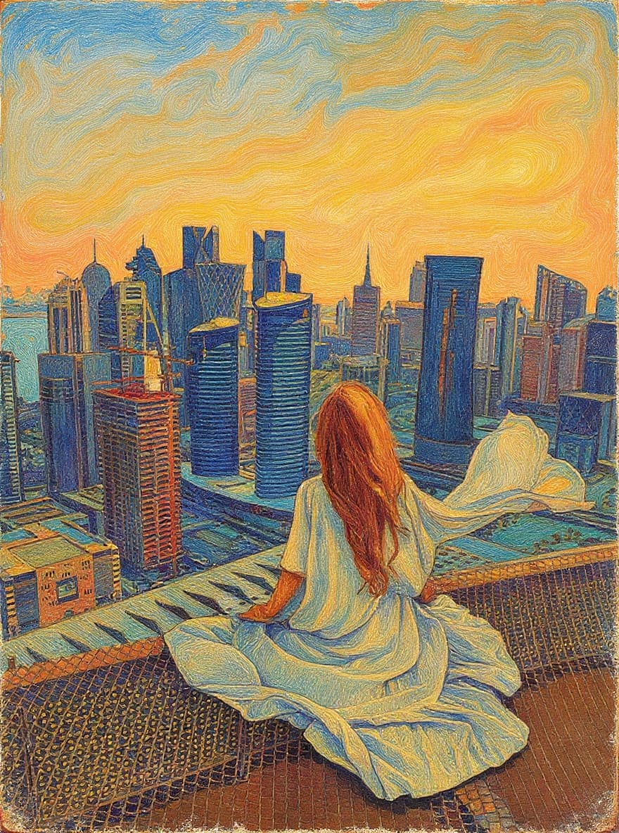 Transform image to vintage art style