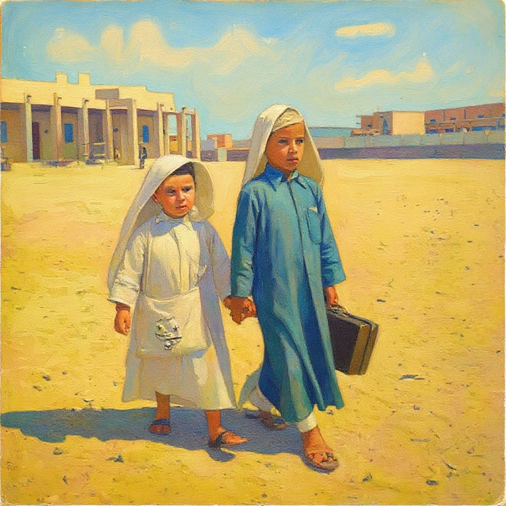 Transform image to vintage art style