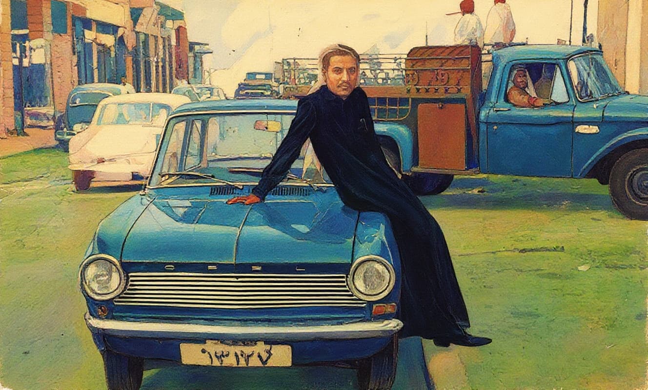 Transform image to vintage art style