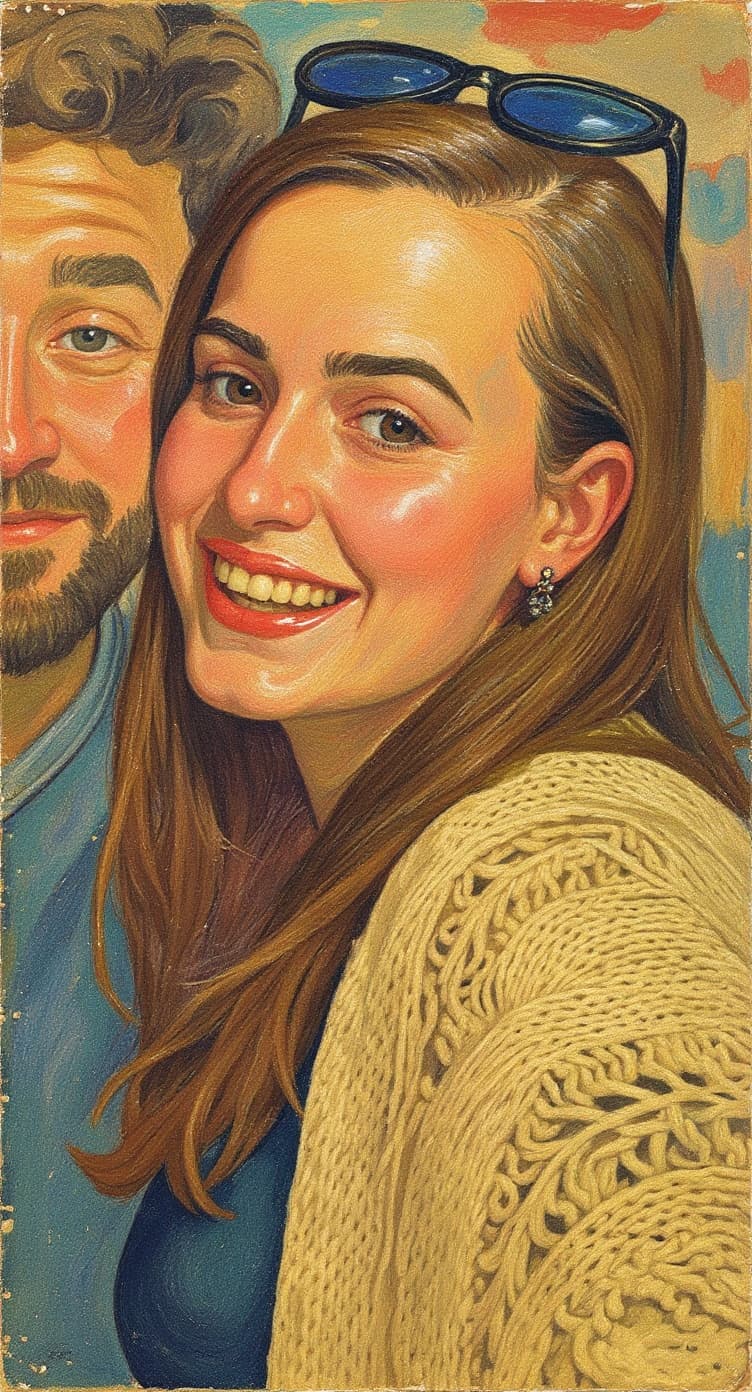 Transform image to vintage art style