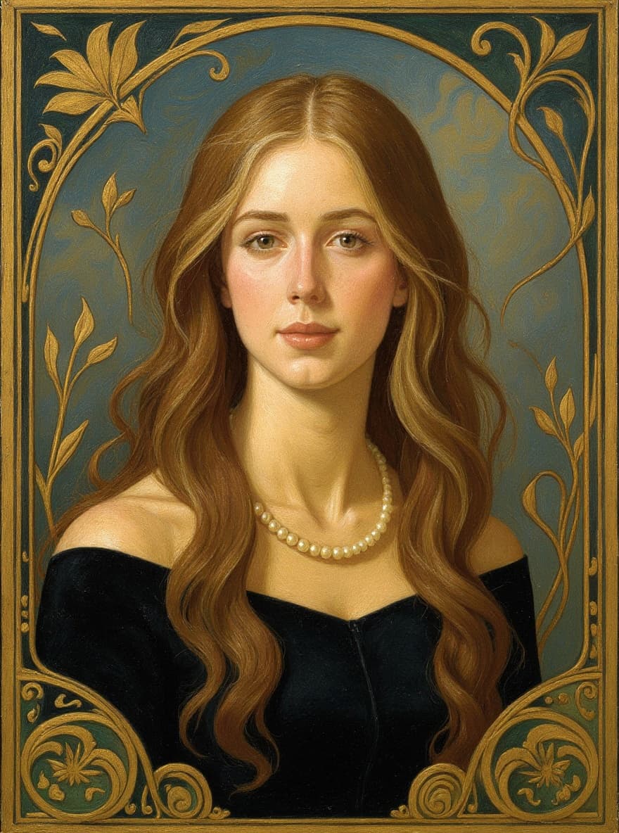 Transform image to art-nouveau art style