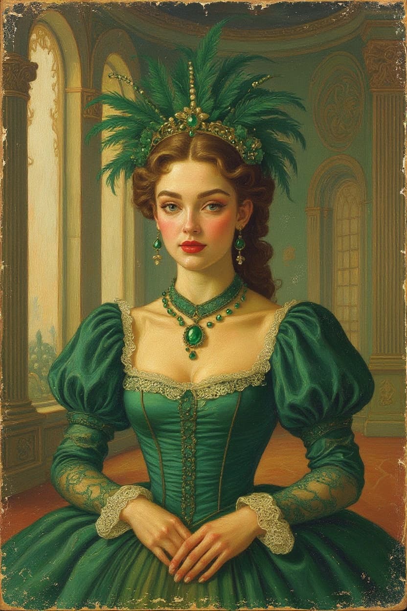 Transform image to vintage art style