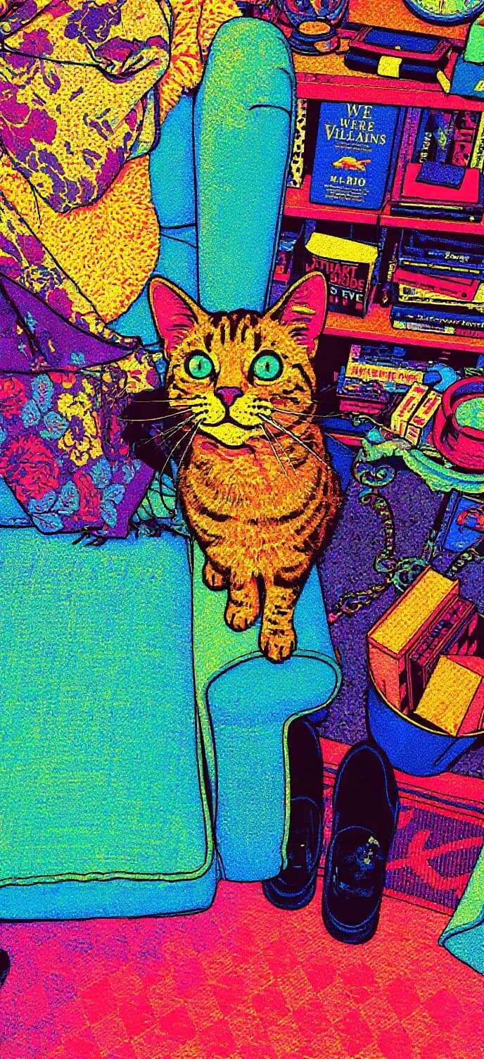 Transform image to pop-art art style