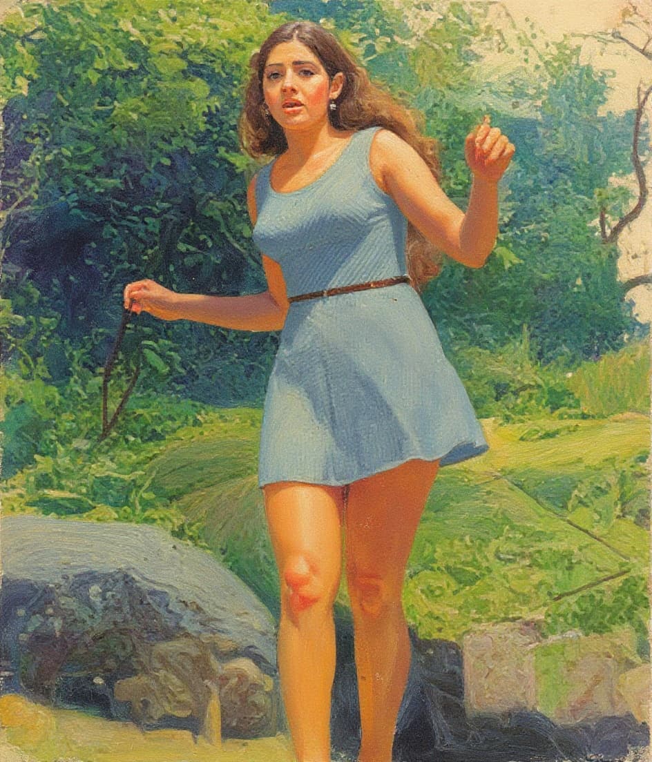 Transform image to vintage art style