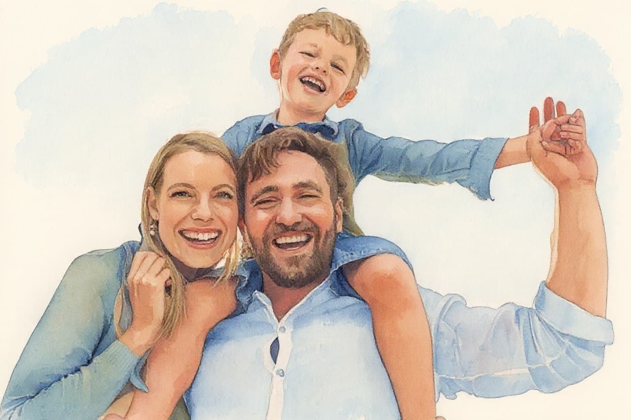 Transform image to watercolor art style