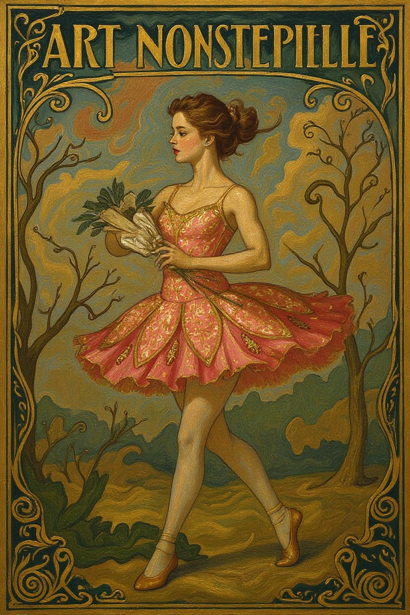 Transform image to art-nouveau art style