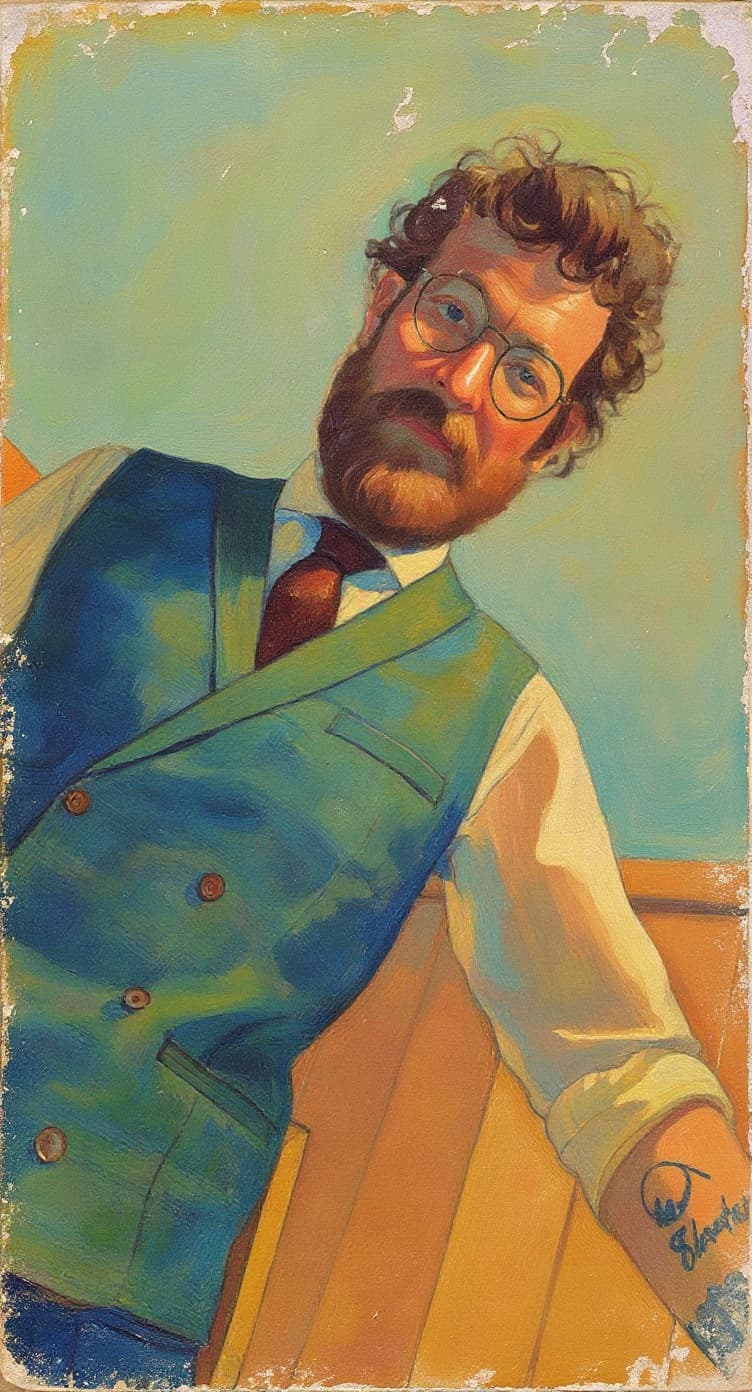 Transform image to vintage art style
