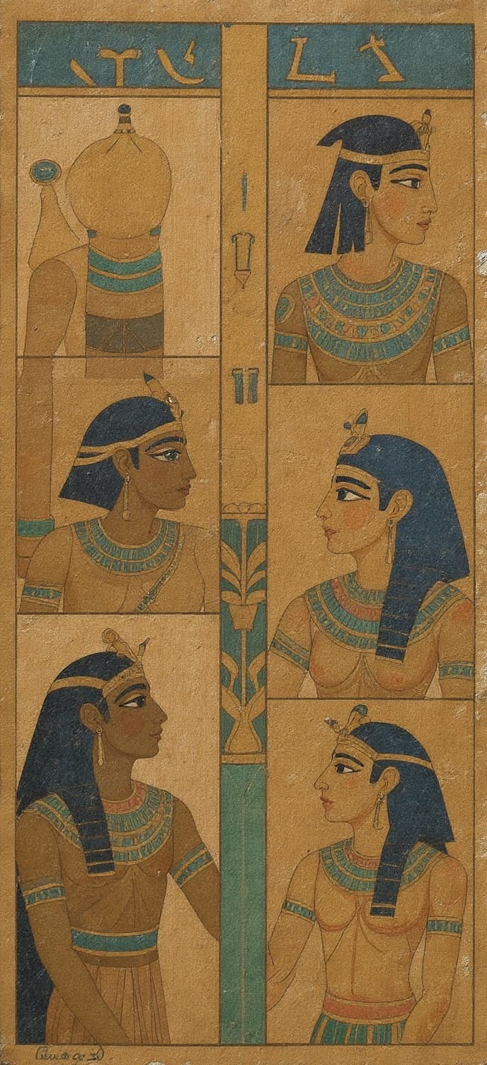 Transform image to egyptian art style