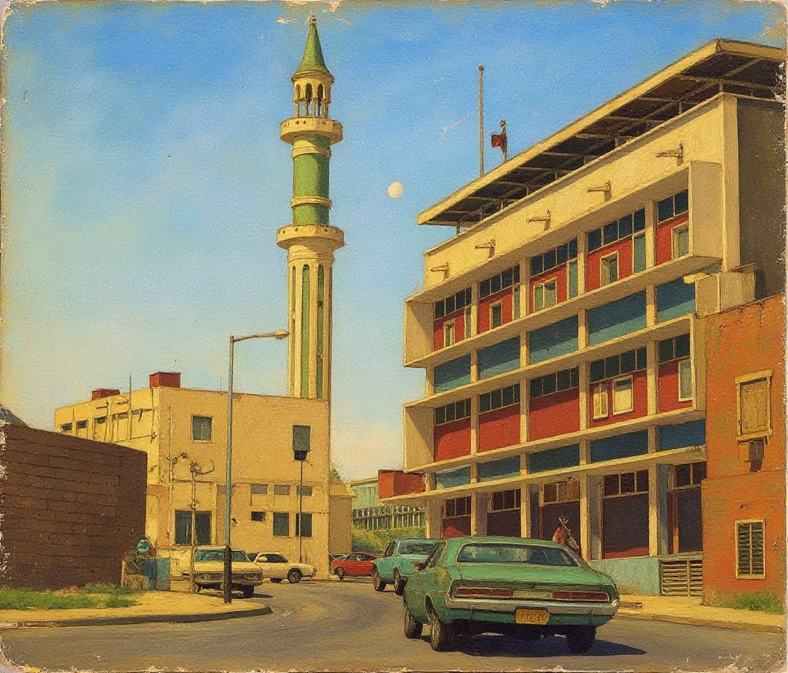 Transform image to vintage art style