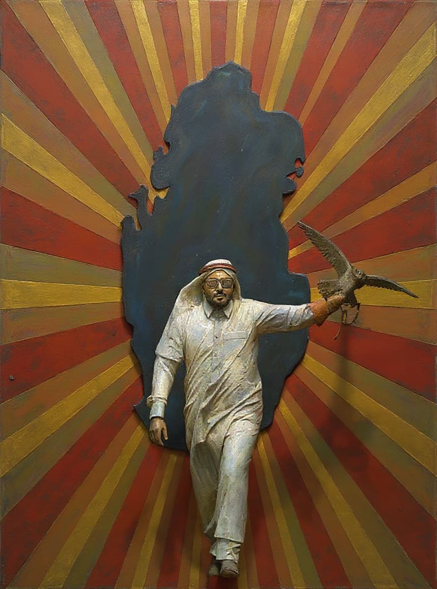 Transform image to sculpture art style