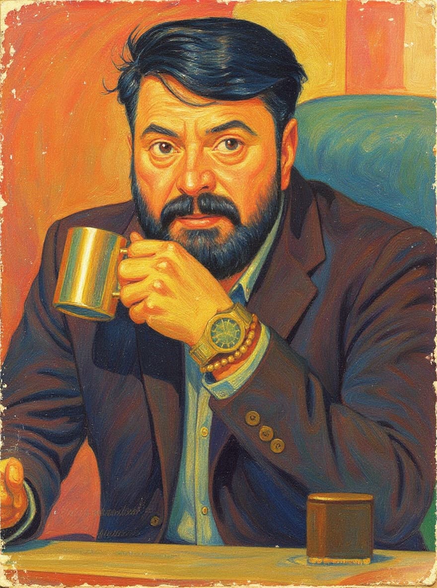 Transform image to vintage art style