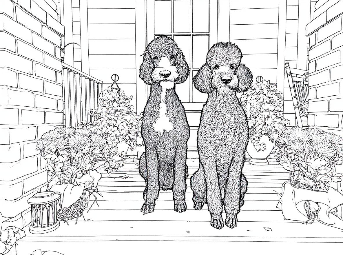 Transform image to line-art art style