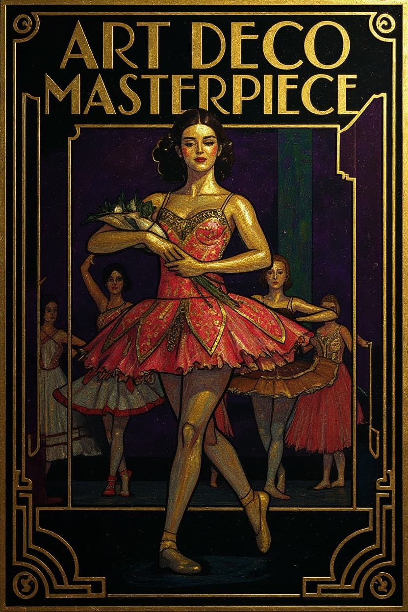Transform image to art-deco art style