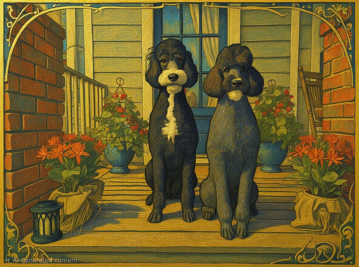 Transform image to art-nouveau art style