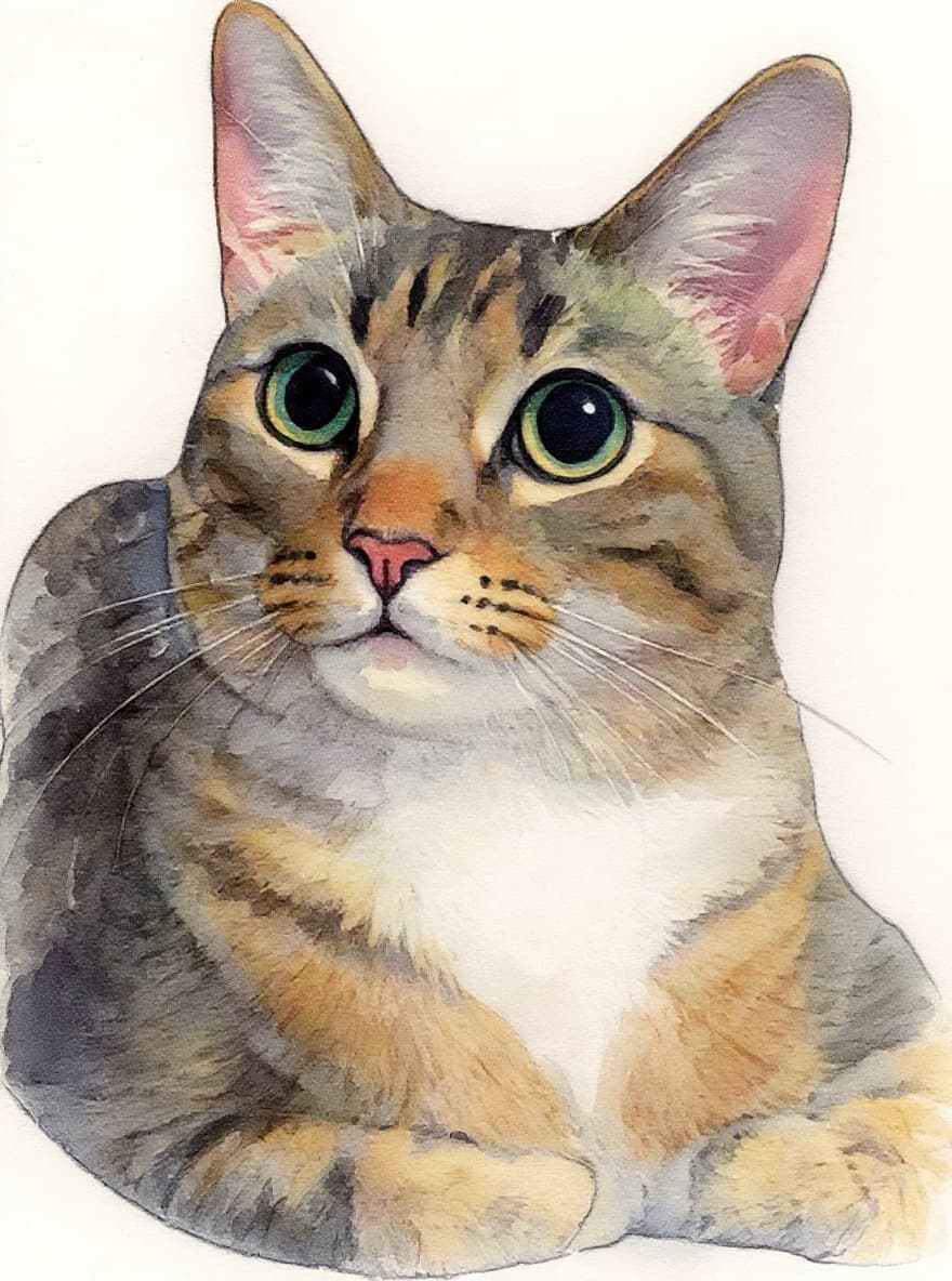 Transform image to watercolor art style