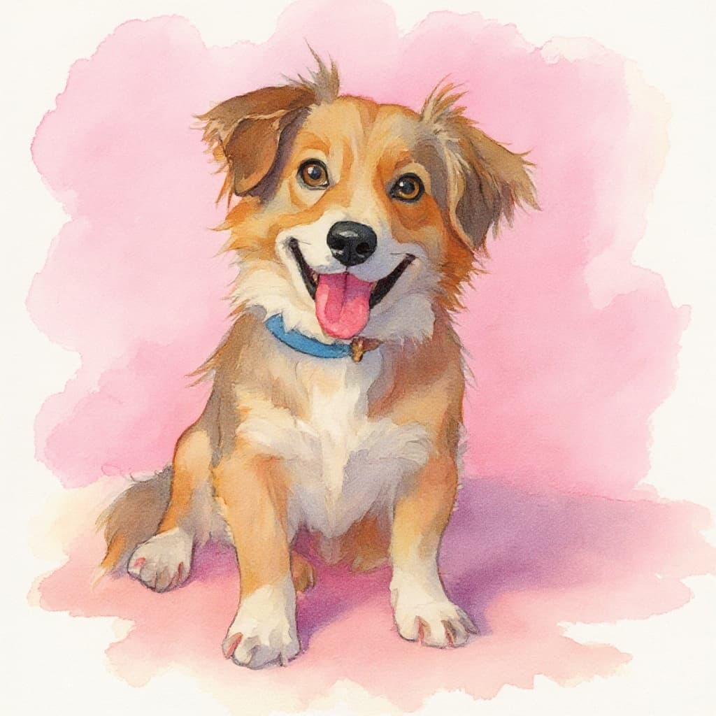 Transform image to watercolor art style