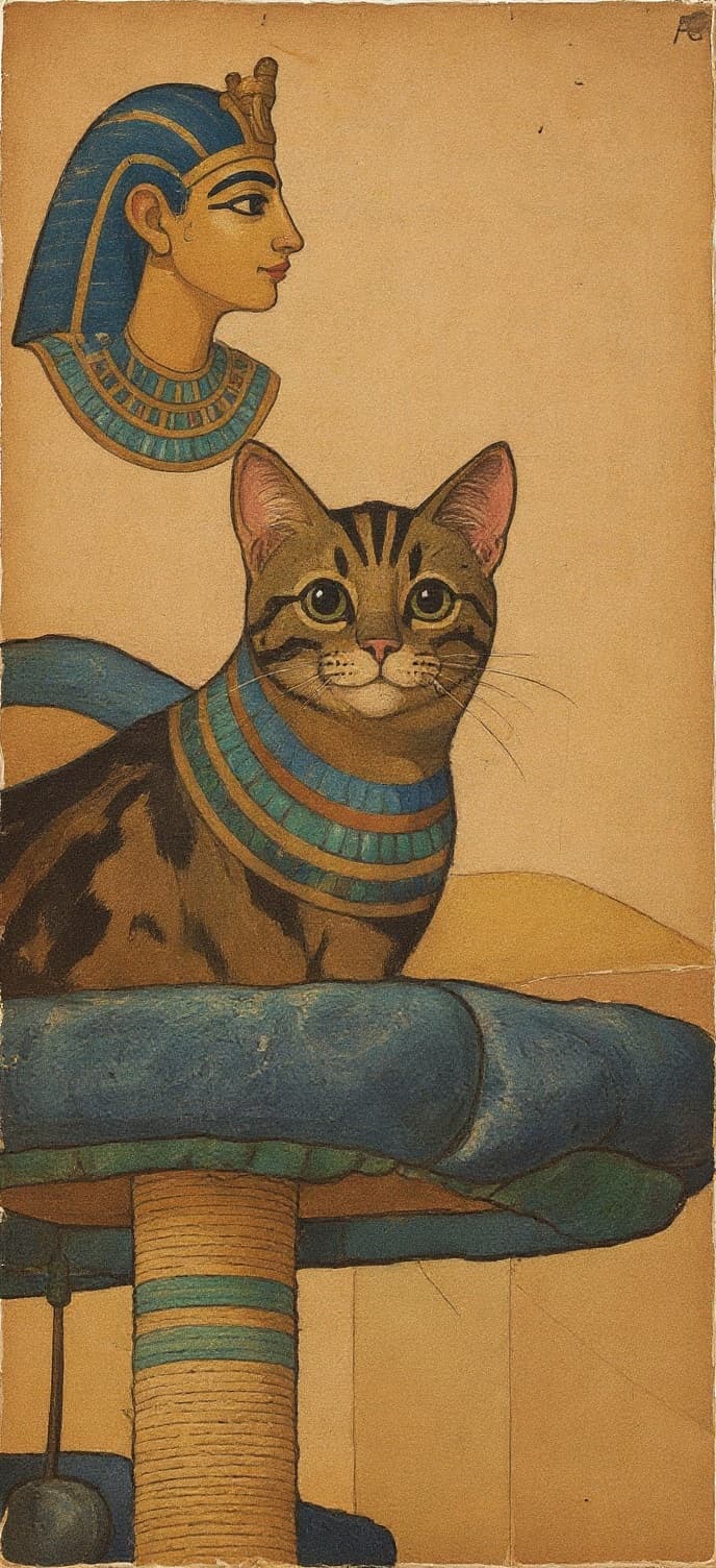 Transform image to egyptian art style