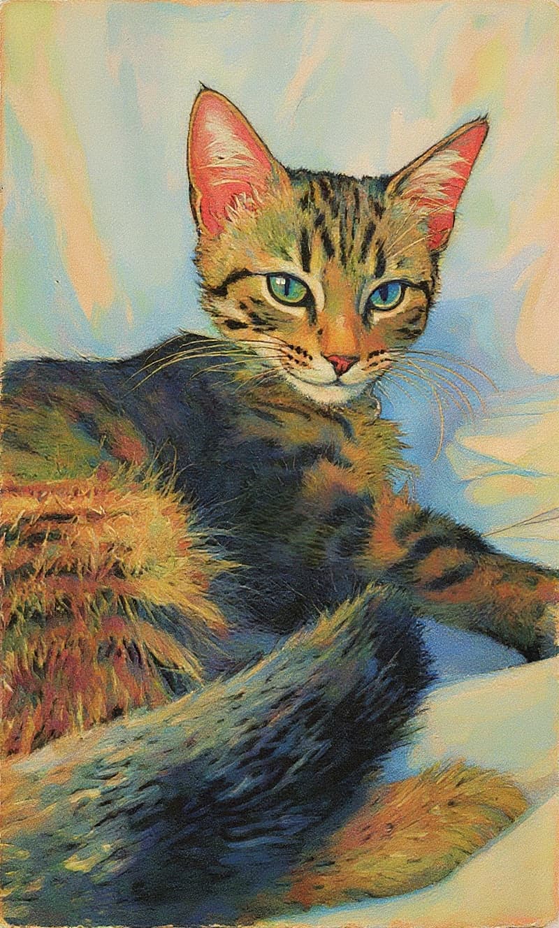 Transform image to vintage art style