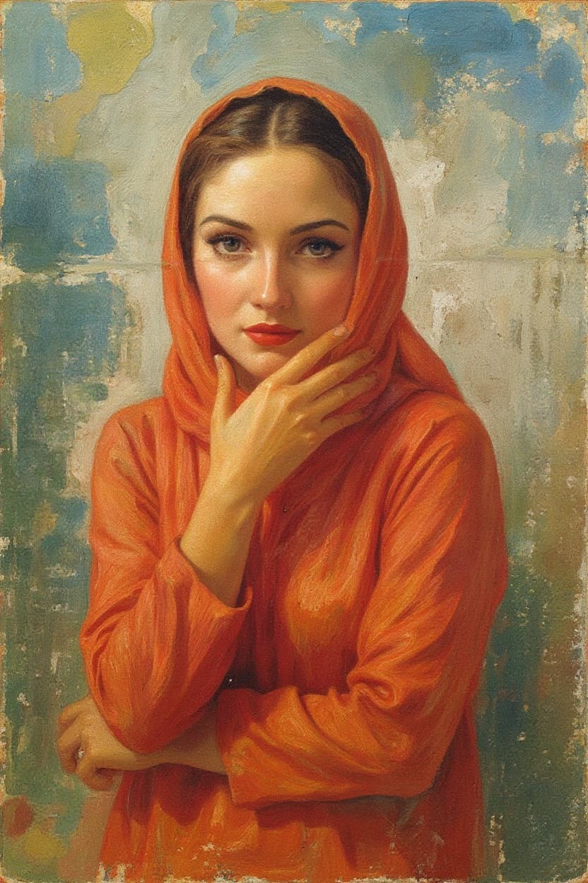 Transform image to vintage art style