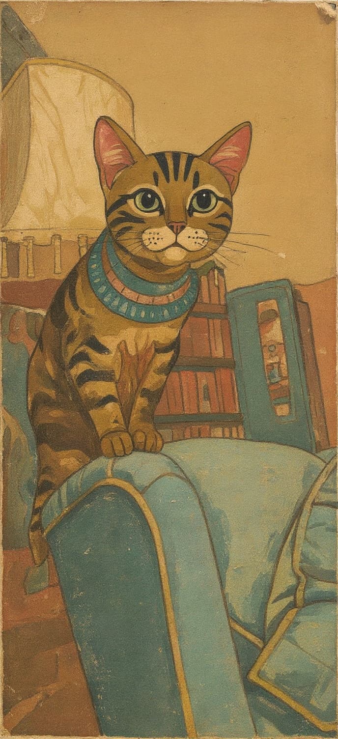 Transform image to egyptian art style