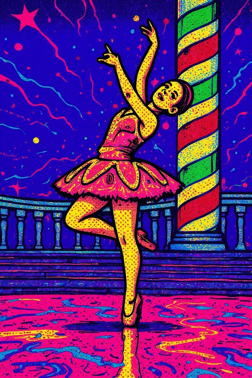 Transform image to pop-art art style