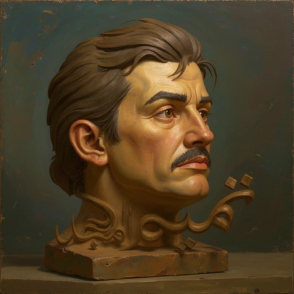 Transform image to sculpture art style