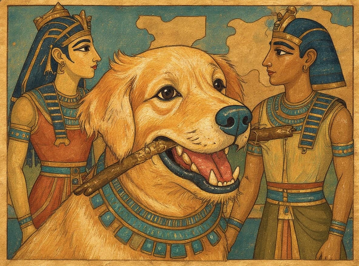 Transform image to egyptian art style