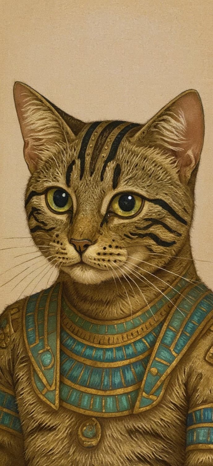 Transform image to egyptian art style