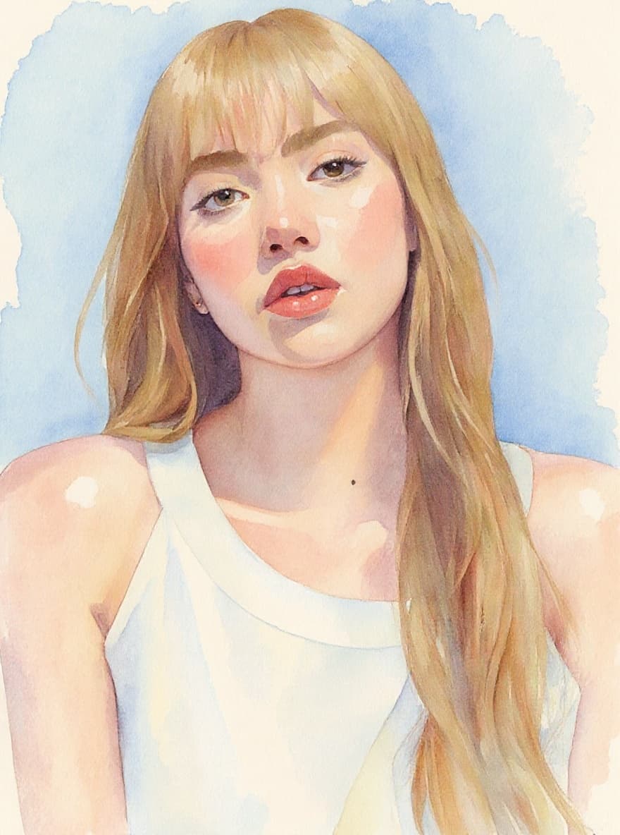 Transform image to watercolor art style