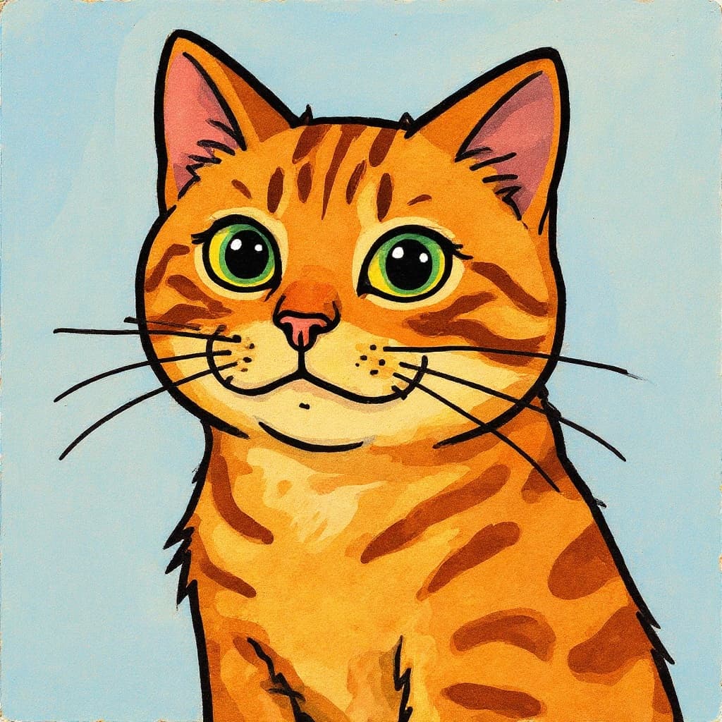 Transform image to cartoon art style