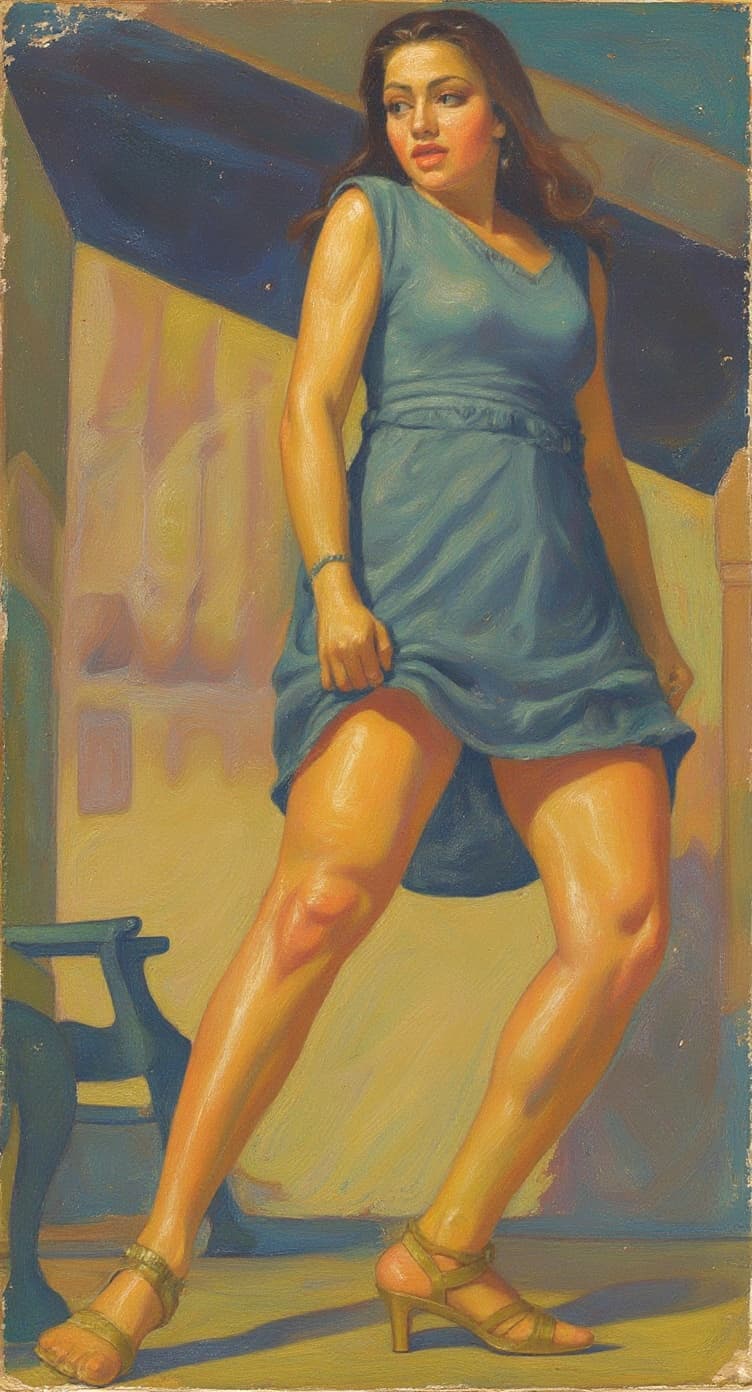 Transform image to vintage art style