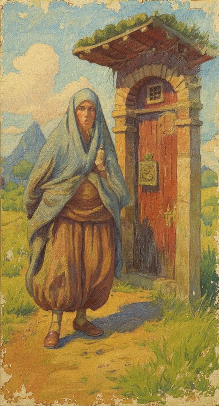 Transform image to vintage art style