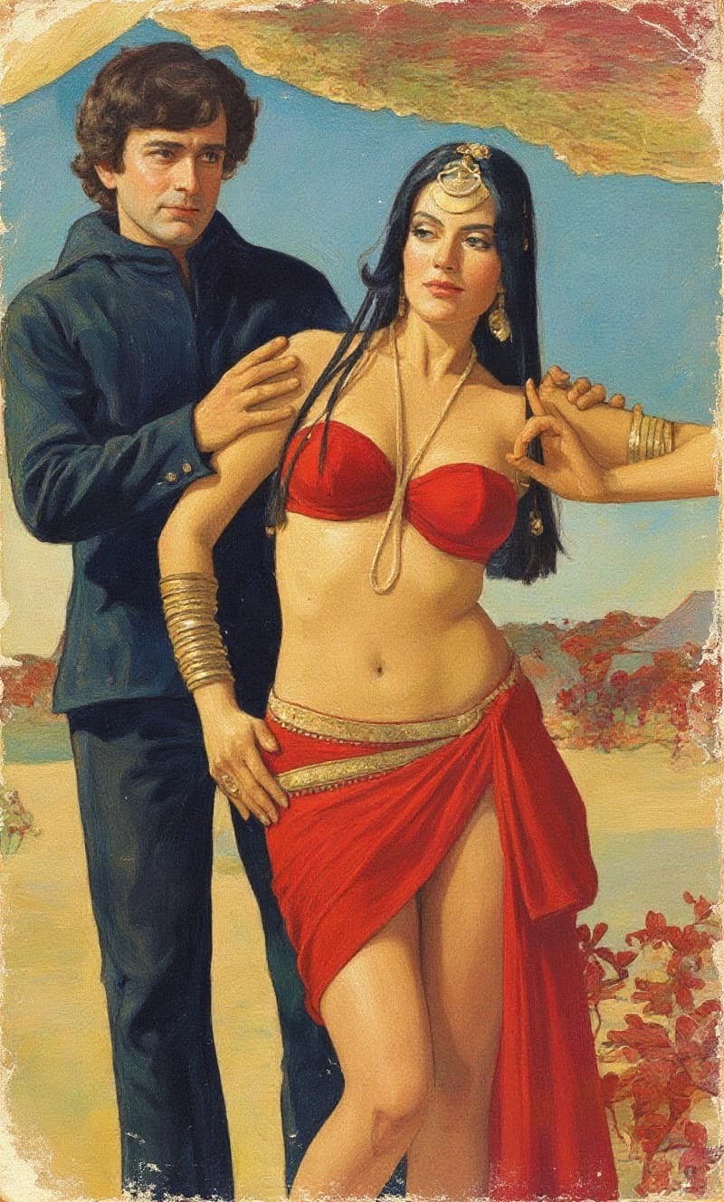 Transform image to vintage art style