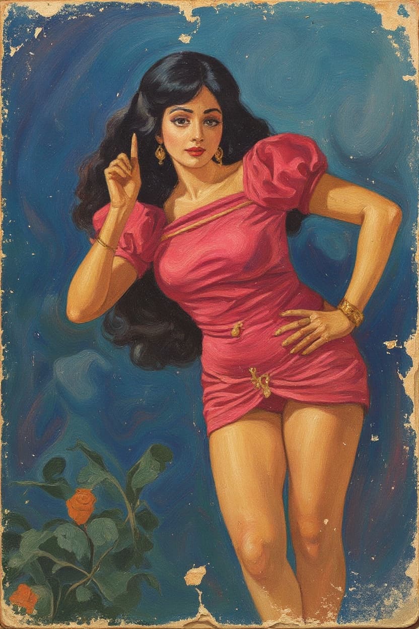 Transform image to vintage art style