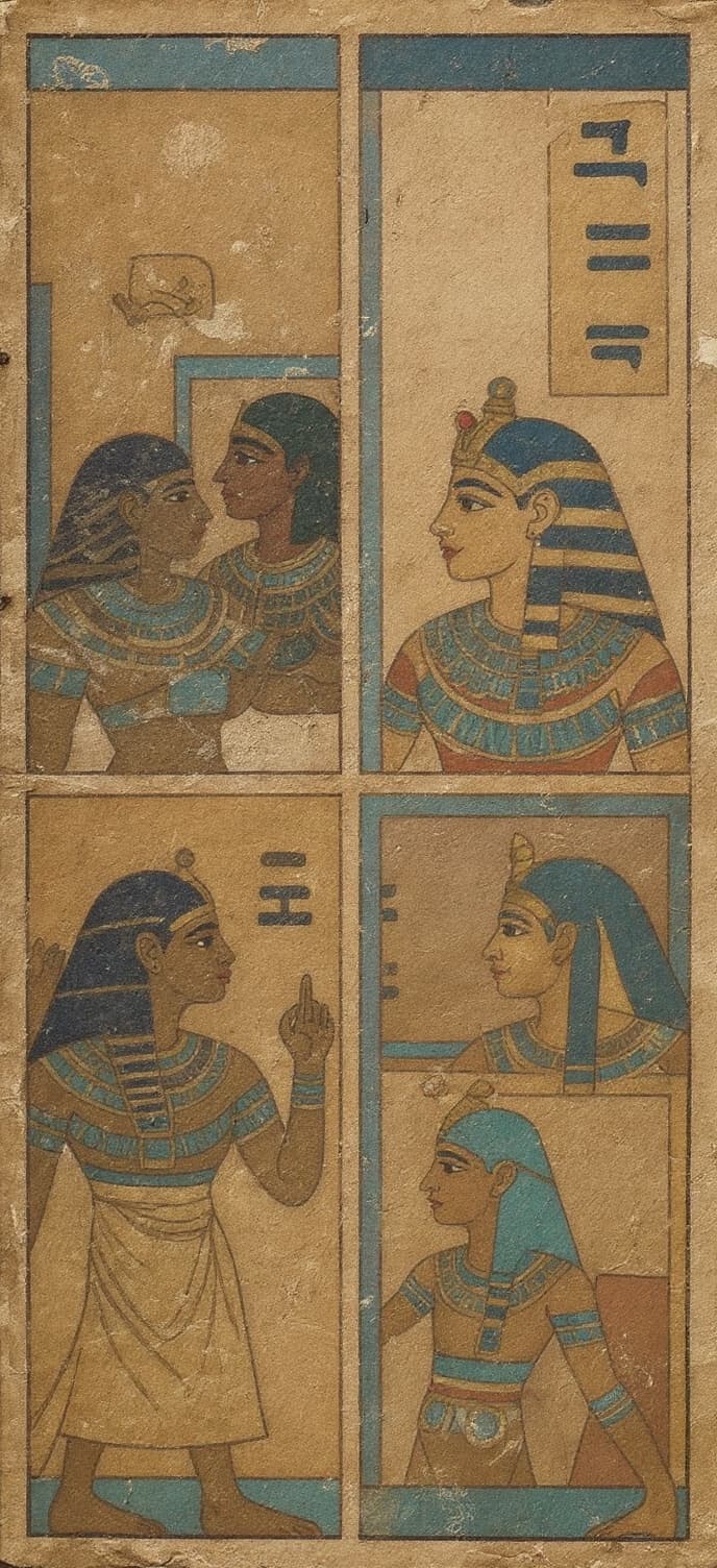 Transform image to egyptian art style