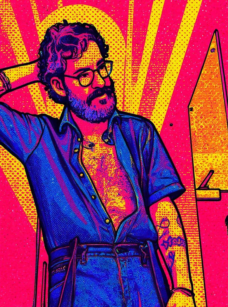 Transform image to pop-art art style