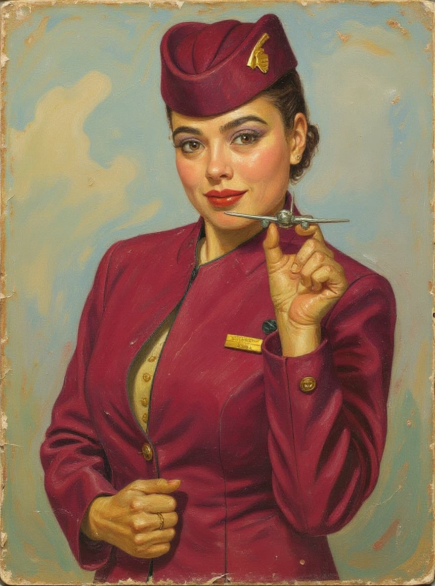 Transform image to vintage art style