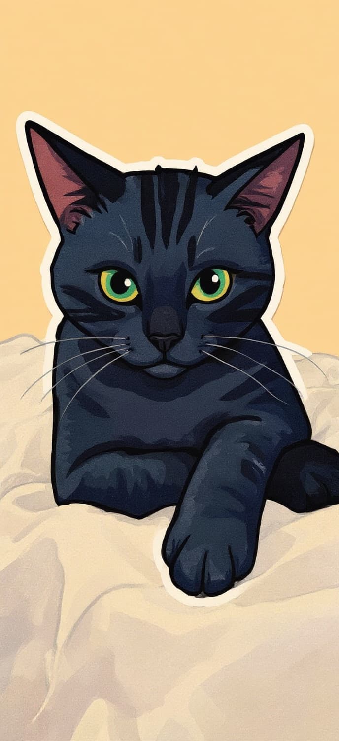 Transform image to cartoon-sticker art style
