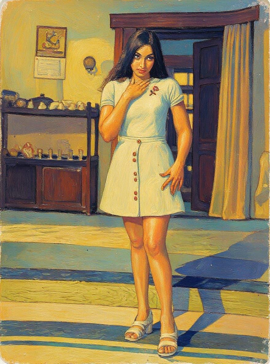 Transform image to vintage art style