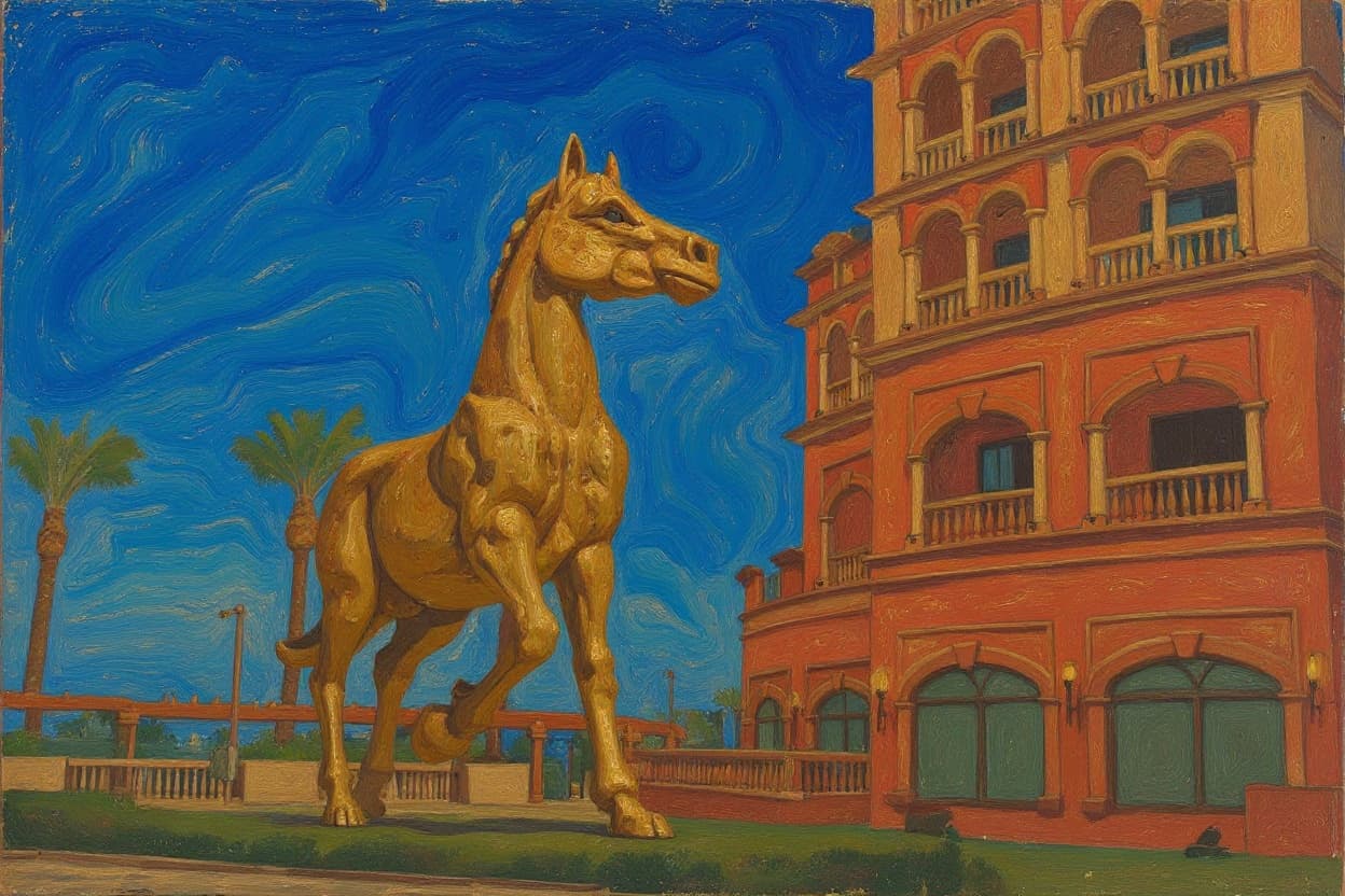 Transform image to sculpture art style