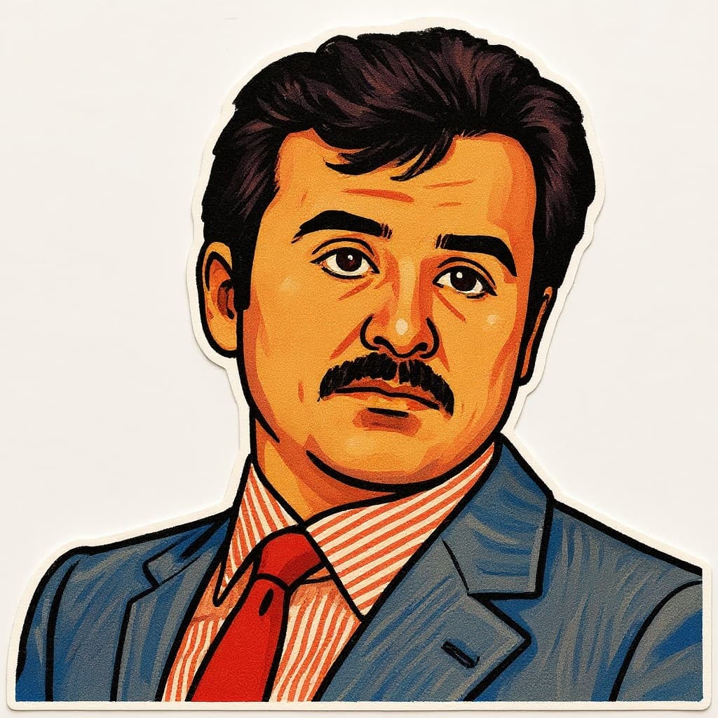 Transform image to cartoon-sticker art style