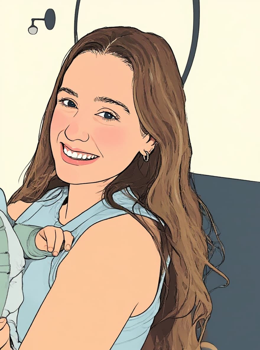 Transform image to line-art art style