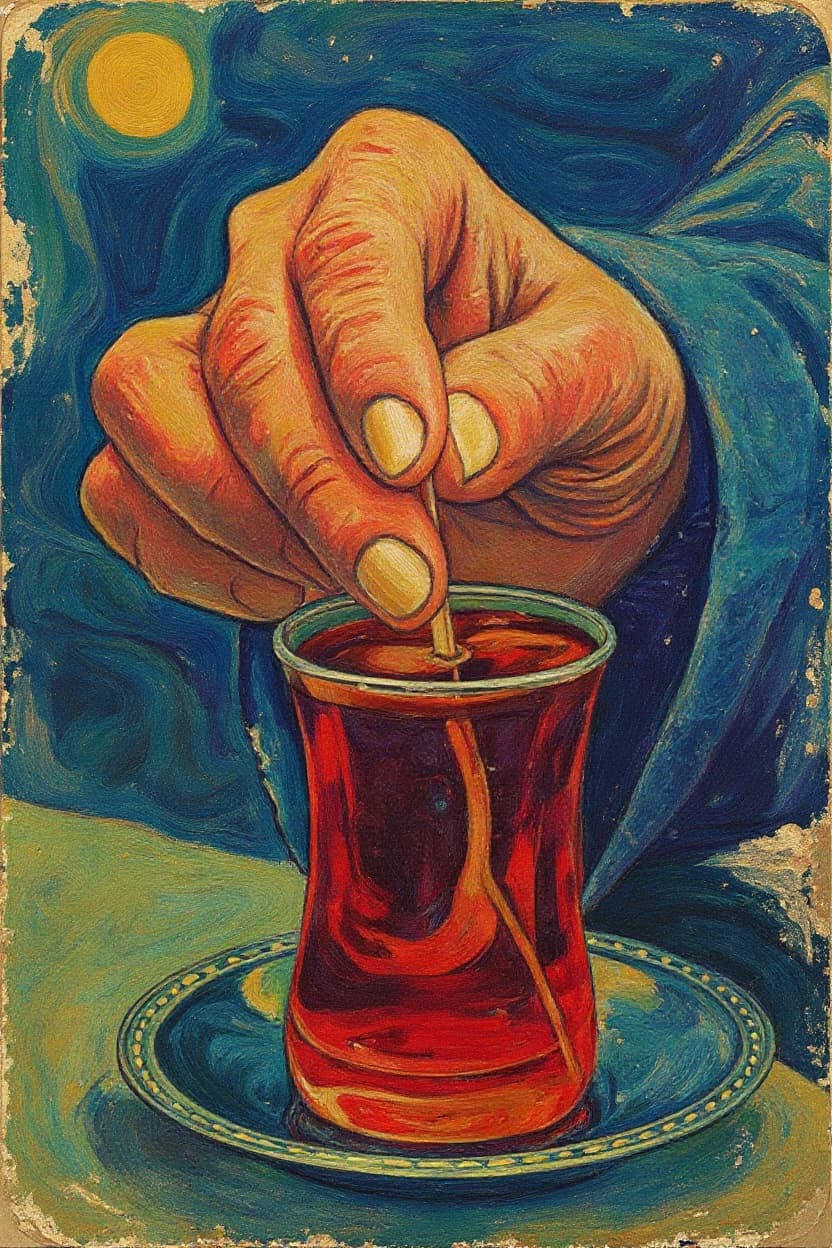 Transform image to vintage art style